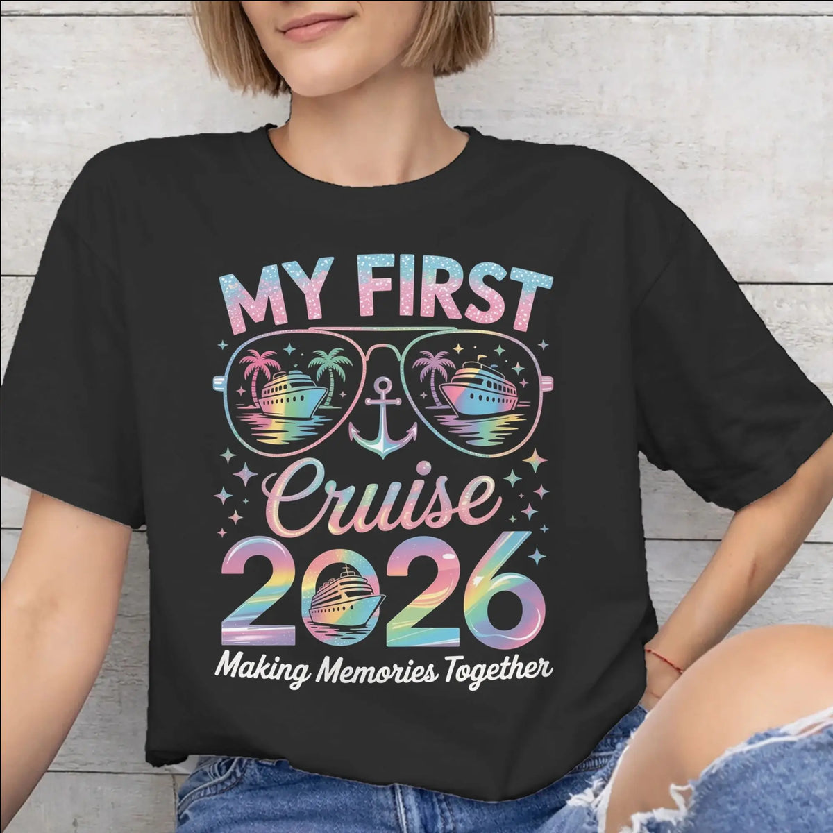 Summer Family Cruise 2026 Cotton T-Shirt – Matching Memories Vacation Tee