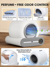 Tonepie 65L Automatic Smart Enclosed Cat Litter Box