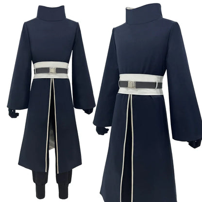 HOLOUN Anime Uchiha Obito Cosplay Costume Set - Coat, Elastic Pants, Belt, Gloves
