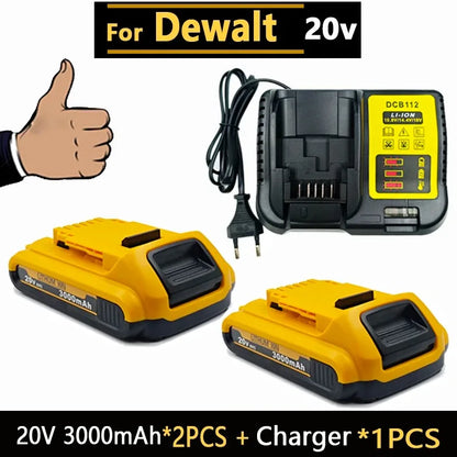20V MAX Lithium-Ion Replacement Battery for DeWALT Power Tools