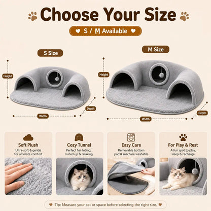 Ultra-Soft Winter Warm Plush Pet Sofa Bed with Raised Edges