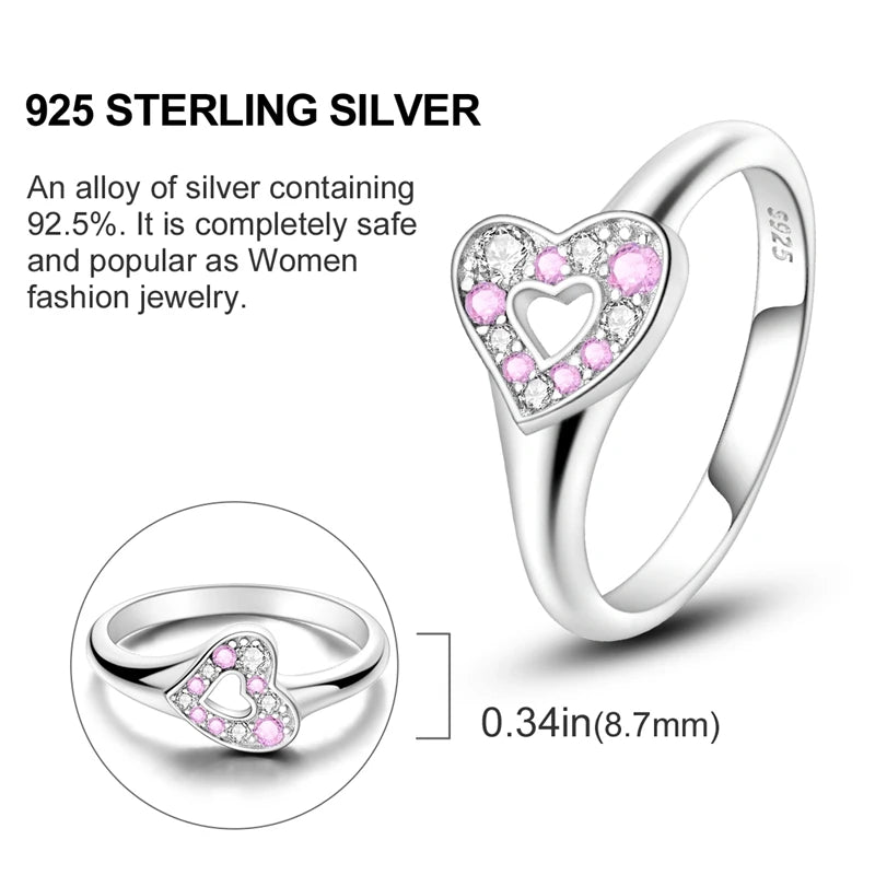 925 Sterling Silver Infinite Love Cubic Zircon Ring