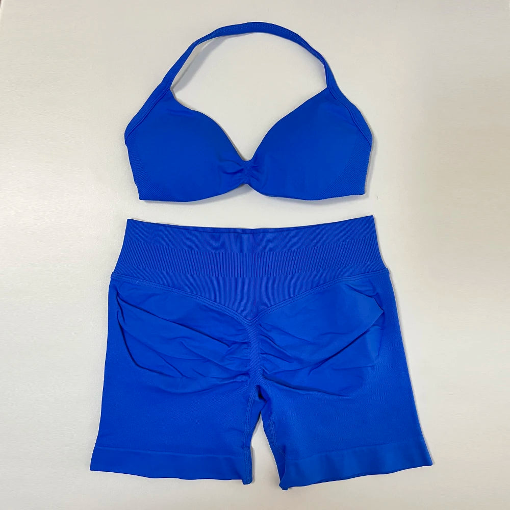 2Pces Seamless Sportswear Set
