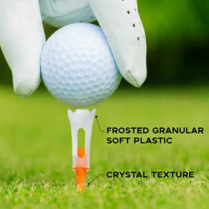 PGM 83mm 50pcs Soft Rubber Low Resistance Golf Tees