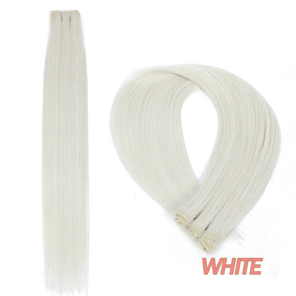 Bone Straight Synthetic Hair Bundles