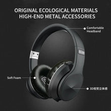 Foldable Bluetooth Earmuffs Headset with FM Radio
