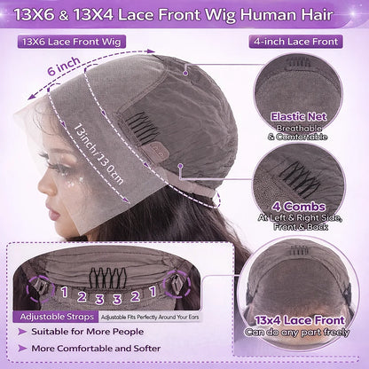 13x4 HD Transparent Lace Front Short Straight Bob Wig (100% Human Hair)