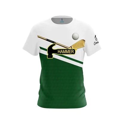 Hammer Graphic Color-Splash Performance Bowling Shirt
