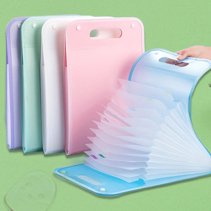 13-Pocket Expanding A4 File Folder Document Organizer