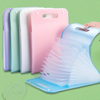 13-Pocket Expanding A4 File Folder Document Organizer