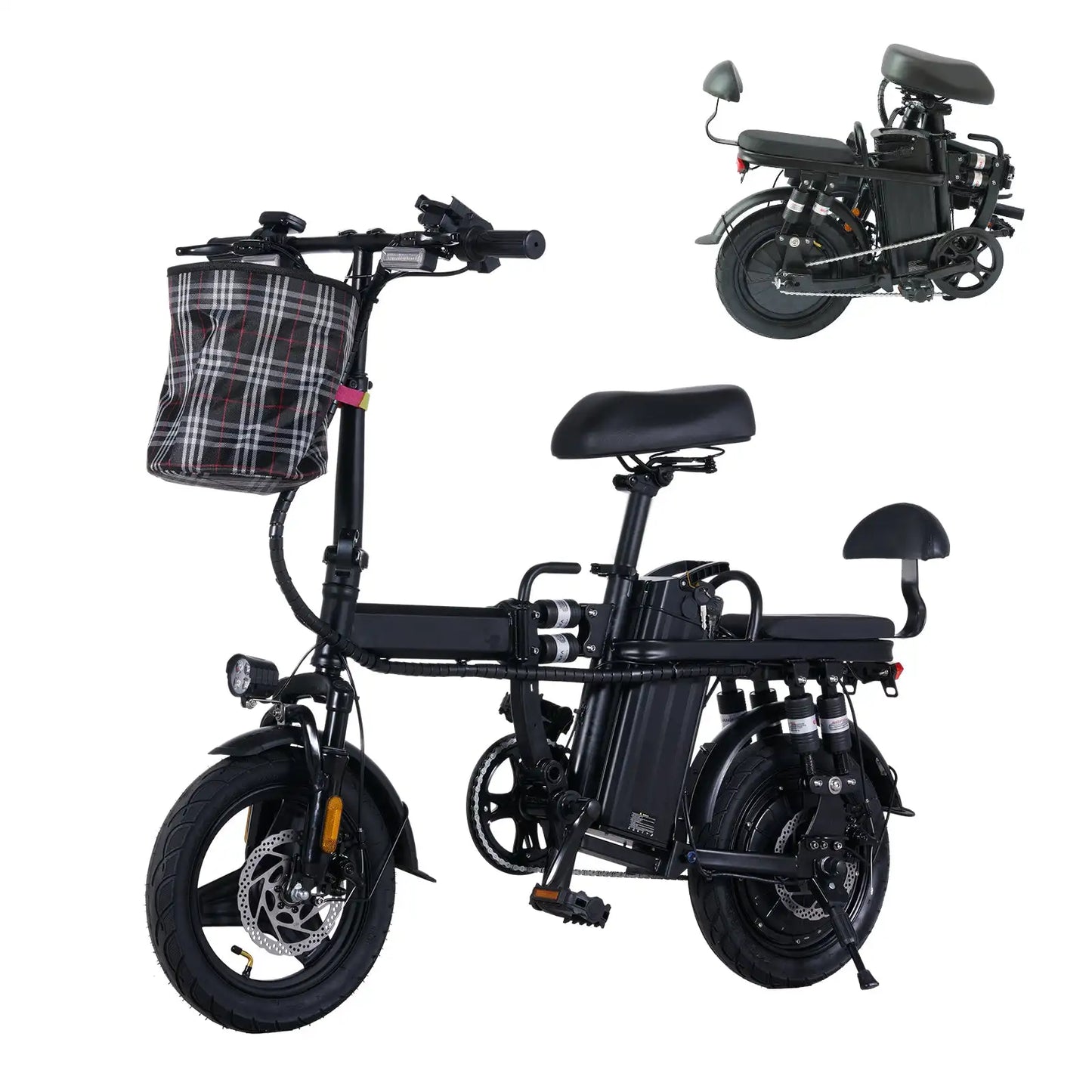 GLEERIDE 14" Mini Folding A9 Electric Bike