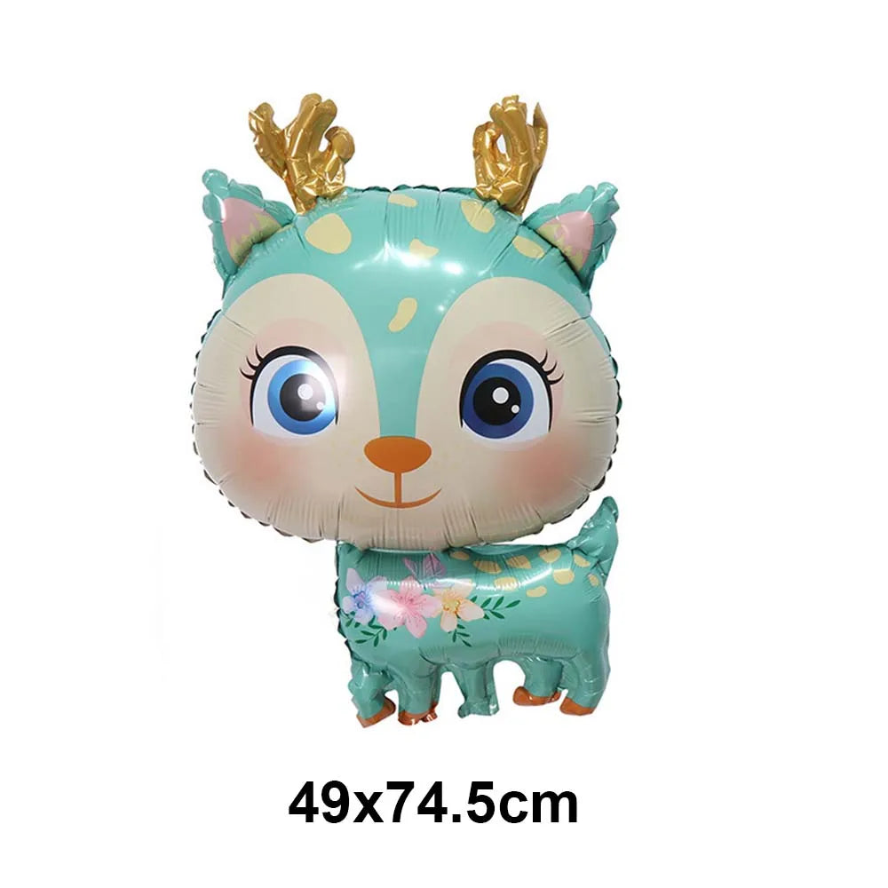 Large Standing 4D Foil Christmas Balloon - Inflatable Holiday Decor with Base