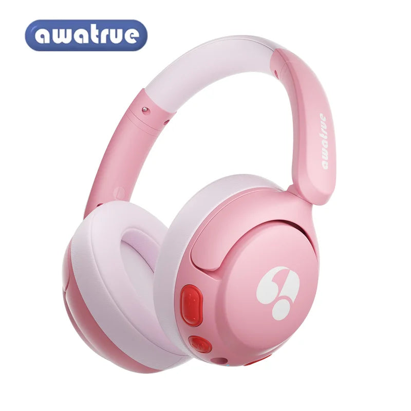 Kids Bluetooth 5.4 85dBA Safe Volume Lightweight Wireless Over-Ear Headsets