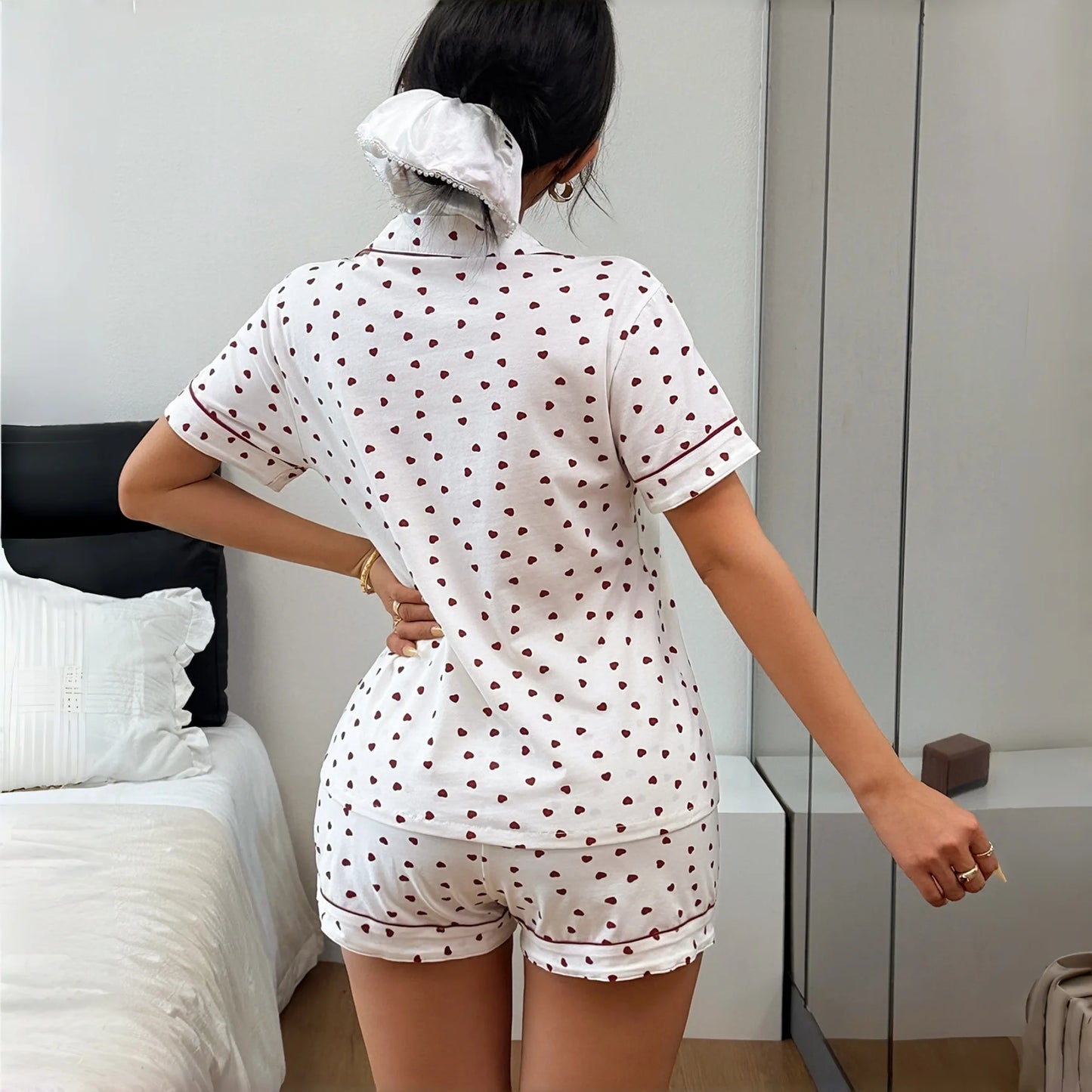 Cotton Tw0-piece Pajama Set