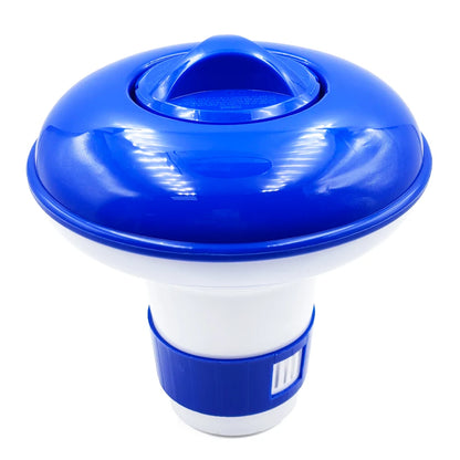 Floating Swimming Pool & Spa Chemical Dispenser - Chlorine & Bromine Tablet Floater