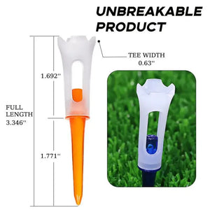 PGM 83mm 50pcs Soft Rubber Low Resistance Golf Tees