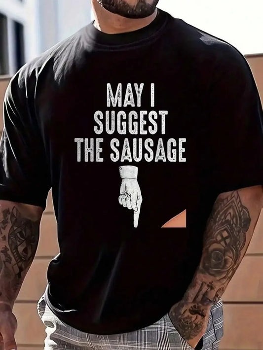 Men’s Classic Short-Sleeve 100% Cotton Graphic T-Shirt