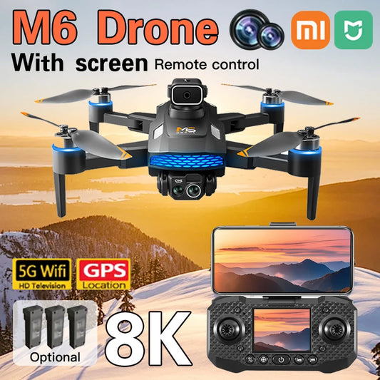Xiaomi Mijia M6 8K Pro with 5G WIFI FPV HD Camera With screen Remote Quadcopter