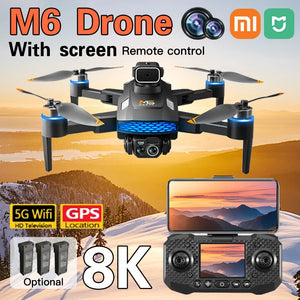 Xiaomi Mijia M6 8K Pro with 5G WIFI FPV HD Camera With screen Remote Quadcopter