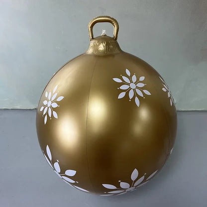 60CM Giant Outdoor Inflatable Christmas Ball Ornament