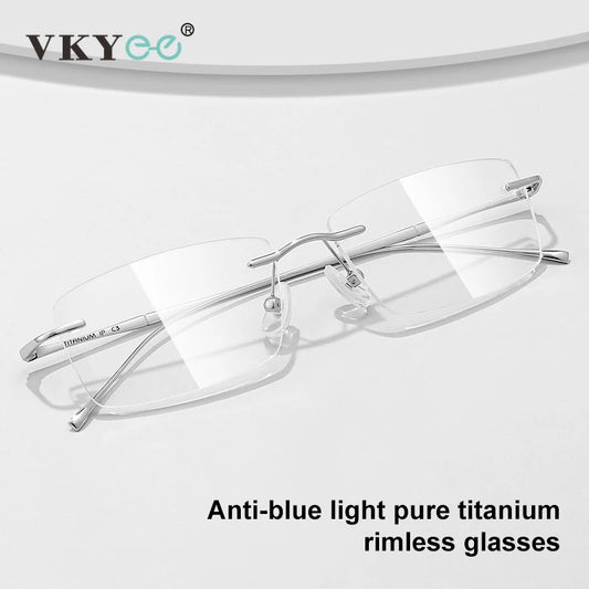 VICKY Ultra-light Titanium Reading Eyeglass Frames