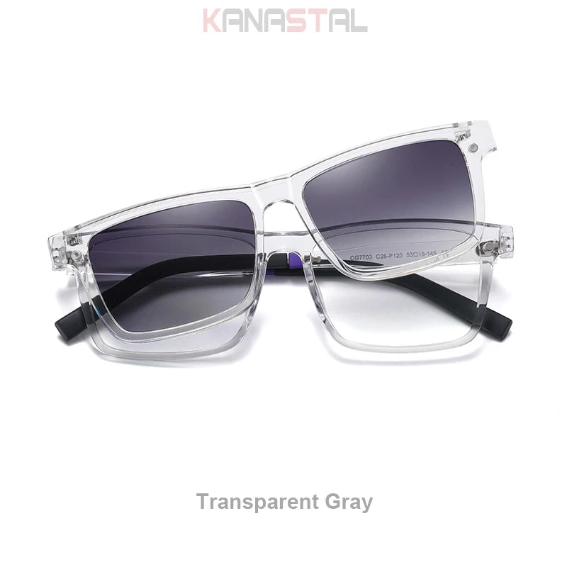 TR90 Eyeglasses Frame Blue Light Blocking Clear Lense Glasses