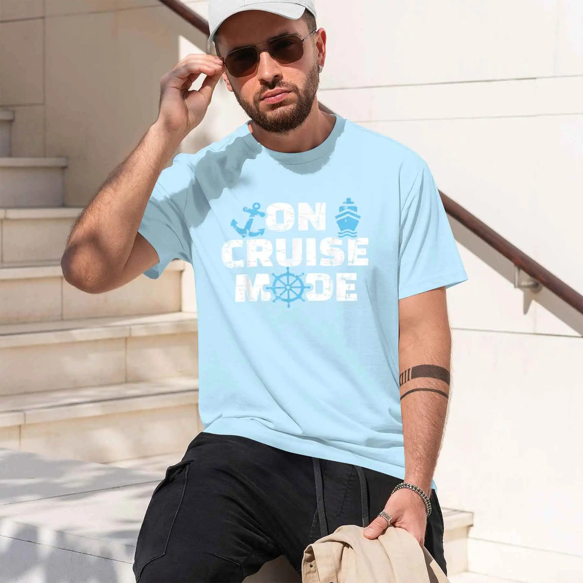 Men’s 100% Cotton Short Sleeve Graphic T-Shirt – Casual Breathable Summer Tee