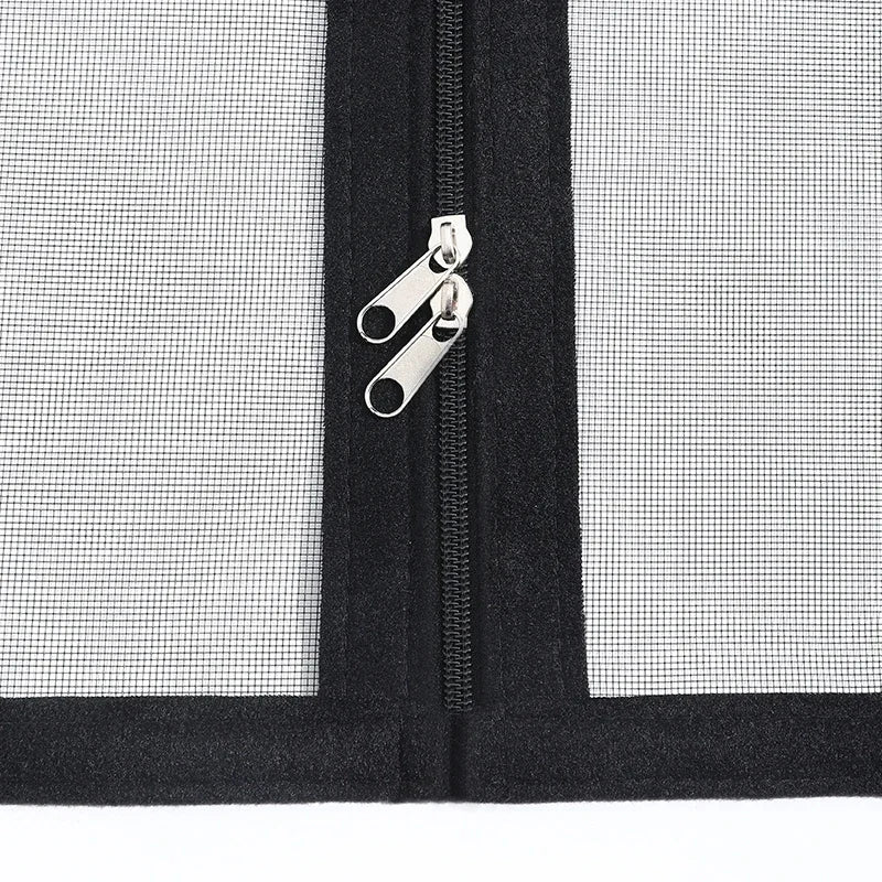 Zippered Window Mosquito Mesh Screen