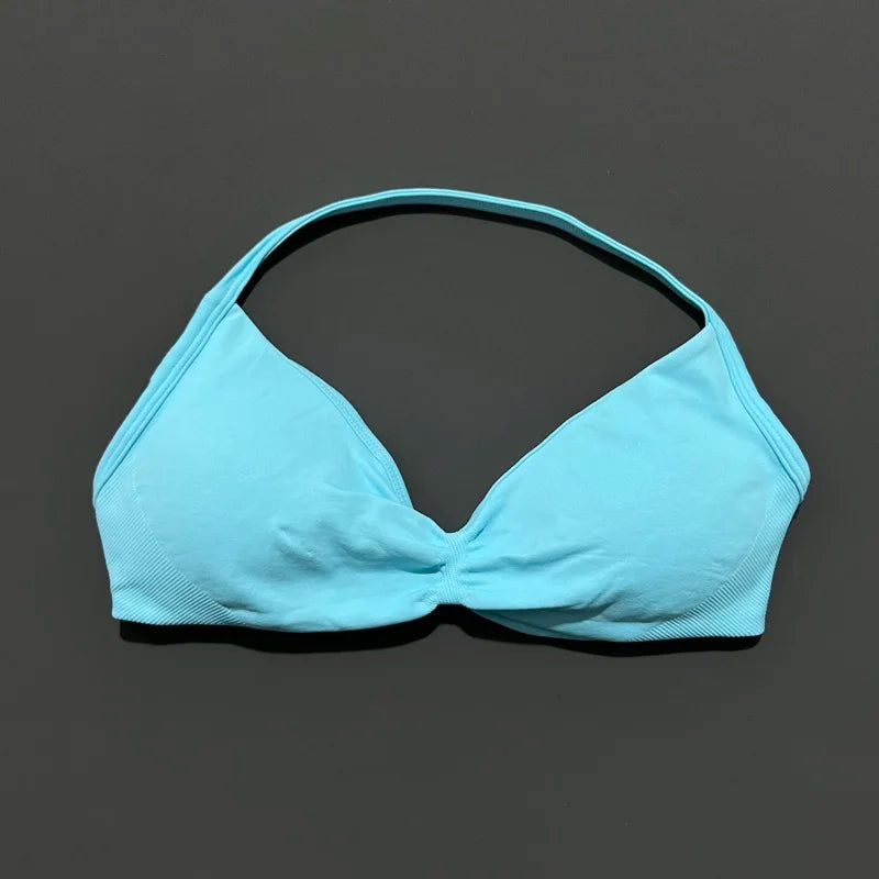 Strappy High Support Thin Strap Seamless Bras