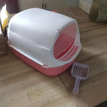 Semi-enclosed Splashproof Cat Litter Box