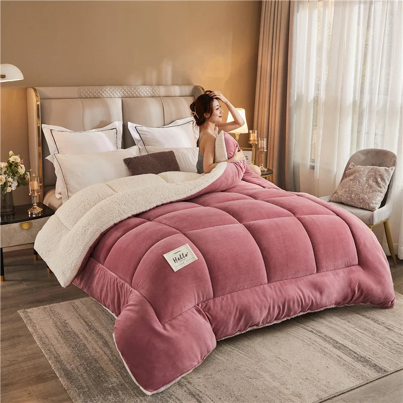 Thick Fleece Warm Blanket
