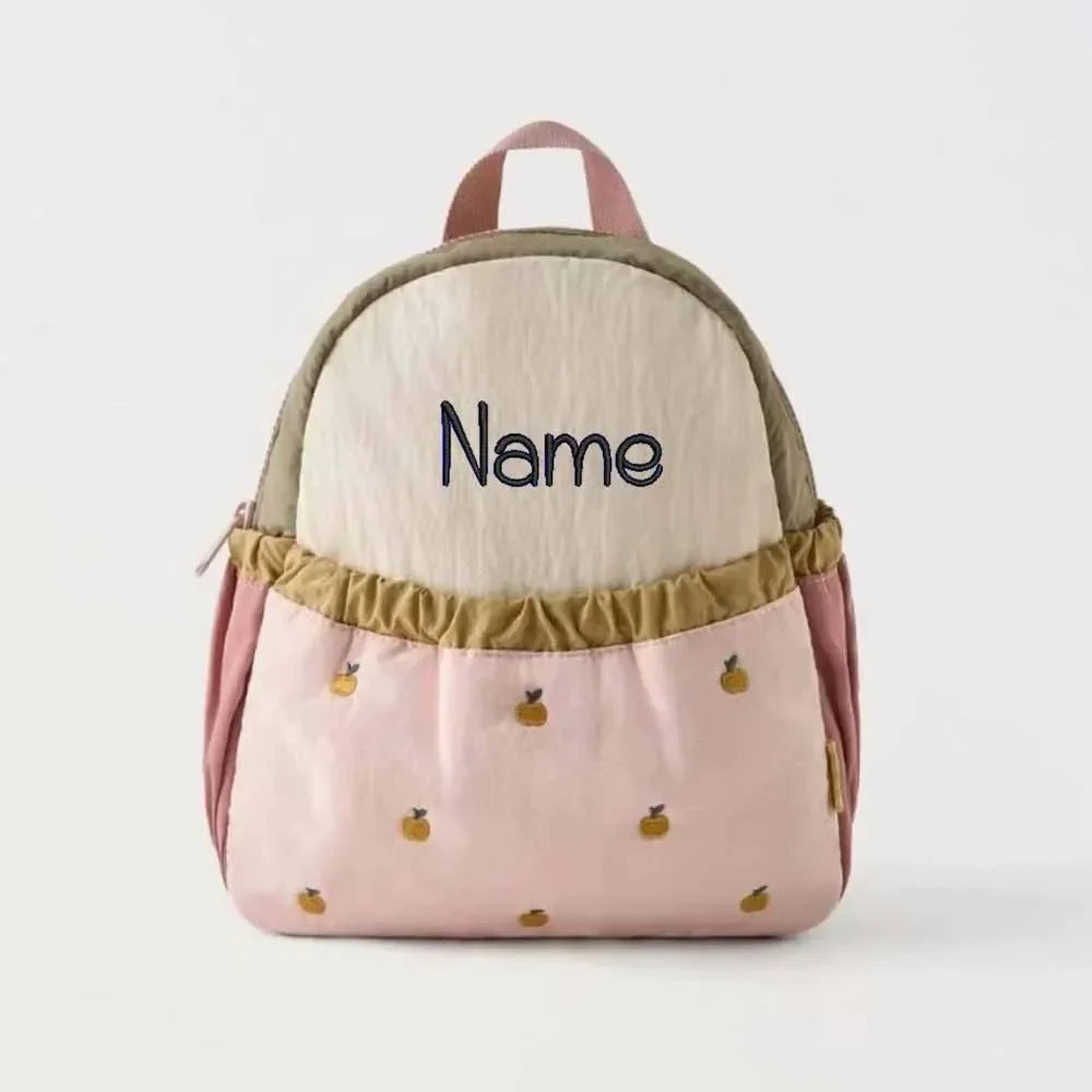 Personalized Children's Apple Design Mini Backpack