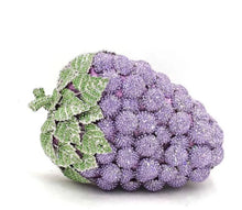 Grape Crystal Purple Designer Handbags