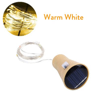 Solar Wine Bottle Led String Fairy Lights