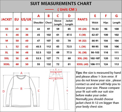 Men’s Elegant Formal 3-Piece Suit Set – Slim Fit Blazer, Vest & Trousers