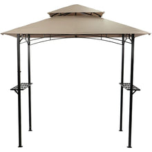 Andra Soft Top Grill Gazebo with 4pcs Detachable LED Lights f
