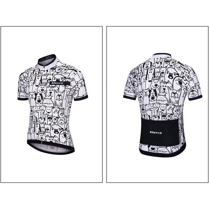 Men’s Short Sleeve Triathlon Skinsuit – Quick-Dry One-Piece Cycling, Running & Swimming Suit