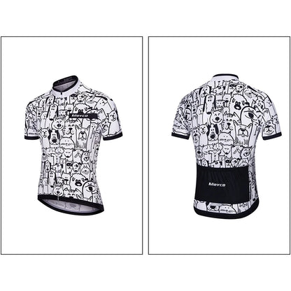 Men’s Short Sleeve Triathlon Skinsuit – Quick-Dry One-Piece Cycling, Running & Swimming Suit