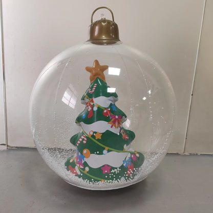 Giant Inflatable Christmas Ball – Outdoor Holiday Courtyard Decoration