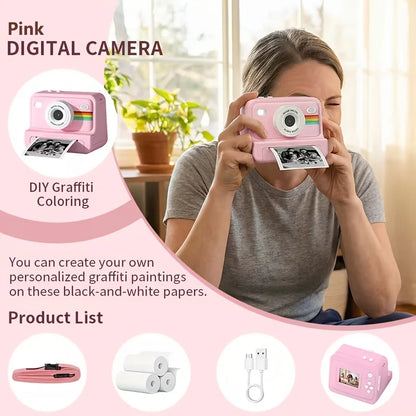 Kids' Portable Instant Print Digital Camera