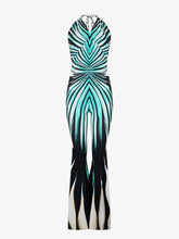 Fashion Printed Striped Skinny Flare Pants Jumpsuits