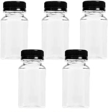 150-500ML Empty Plastic Drink Containers with Black Screw Caps