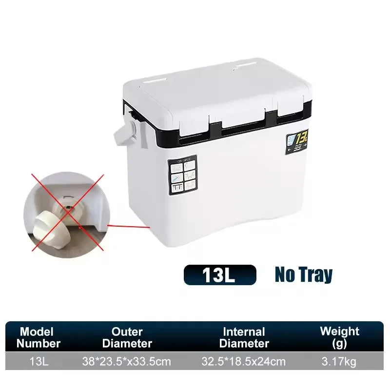 Fishing Cooler Tackle Box with Portable Air Holes