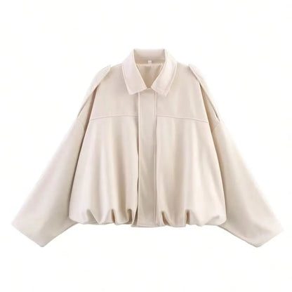 Women's Vintage O-Neck Single-Breasted Jacket