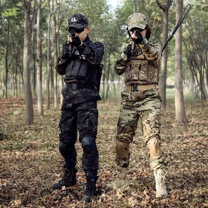 Kids' Tactical Camouflage Military Uniform & Gear Set