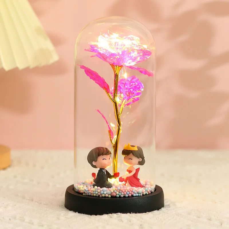 Valentines Day Eternal Rose LED Light