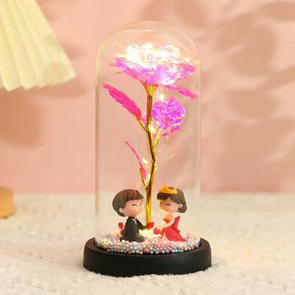 Valentines Day Eternal Rose LED Light