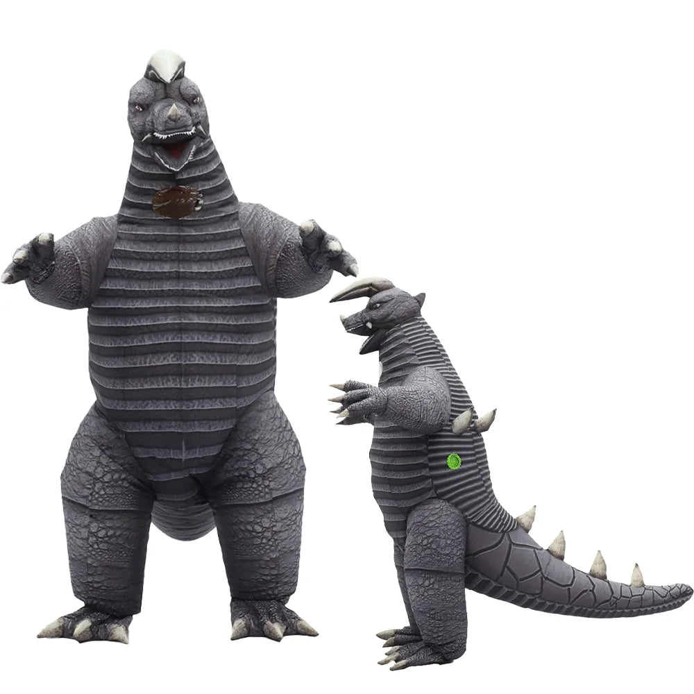Adult Monster Inflatable Mascot Costume Set
