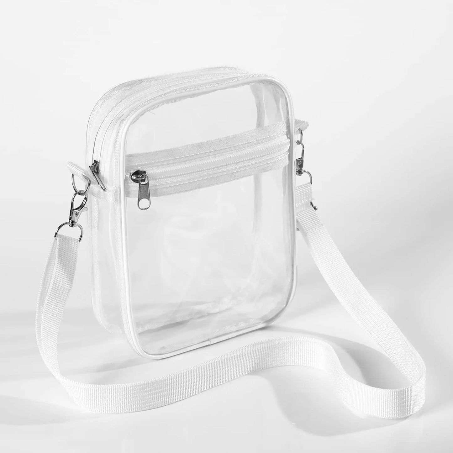 Clear Stadium Approved Shoulder Bag Bag With Front Pocket