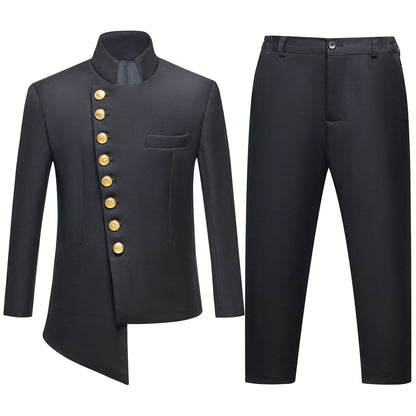 DMDRS Boys' 2-Piece Formal Suit Set – Blazer & Pants Outfit